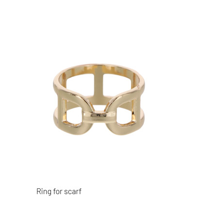 SCARF RING WITH LINKS