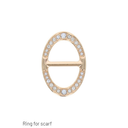 SCARF RING WITH OVAL SHAPE...