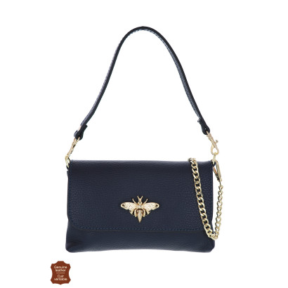 ABELLIA, BOLSO PEQUEÑO DE CUERO EN COLOR SÓLIDO