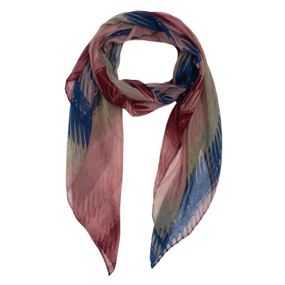SCARF WITH GEOMETRIC PATTERN
