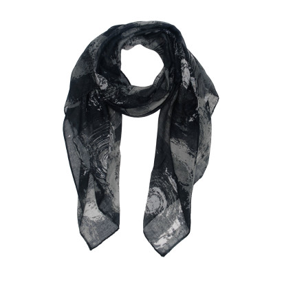 SCARF PRINTED ABSTRACT DESIGN