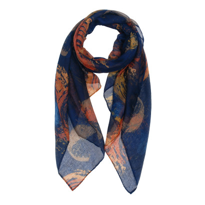 SCARF PRINTED ABSTRACT DESIGN