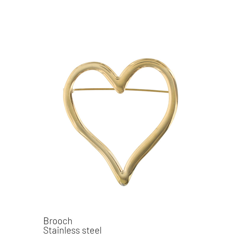 STAAL BROCHE MET HART VORM