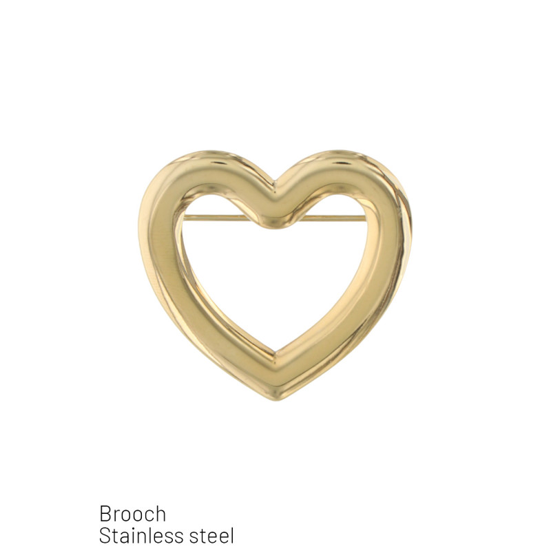 STAAL BROCHE MET HART VORM