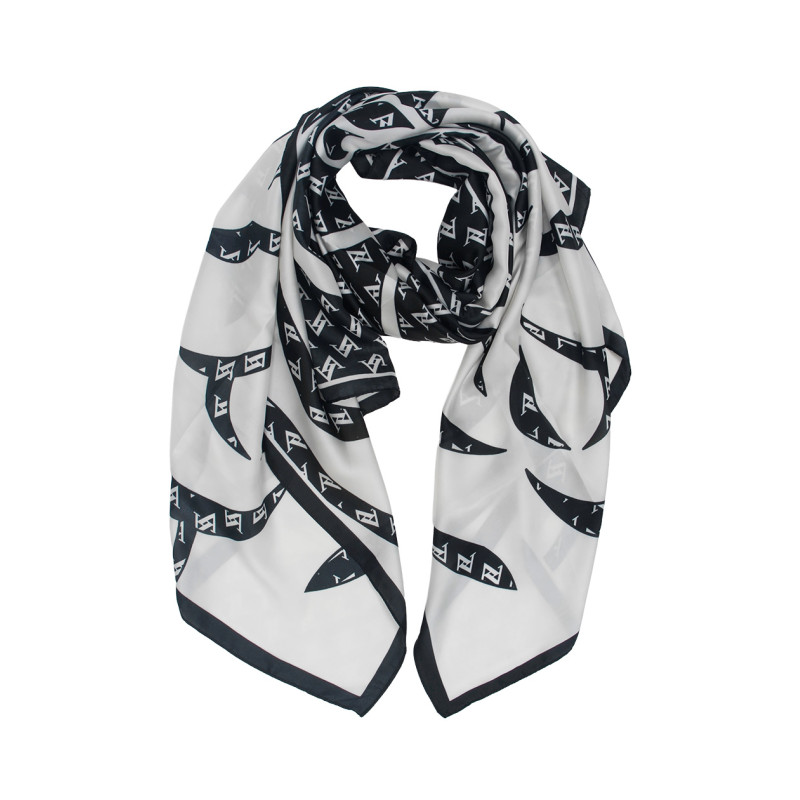 VOILE EN POLYESTER A MOTIF FLEURI