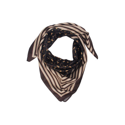 FOULARD CARR EN POLYSILK Ú IMPRIME ANIMAL
