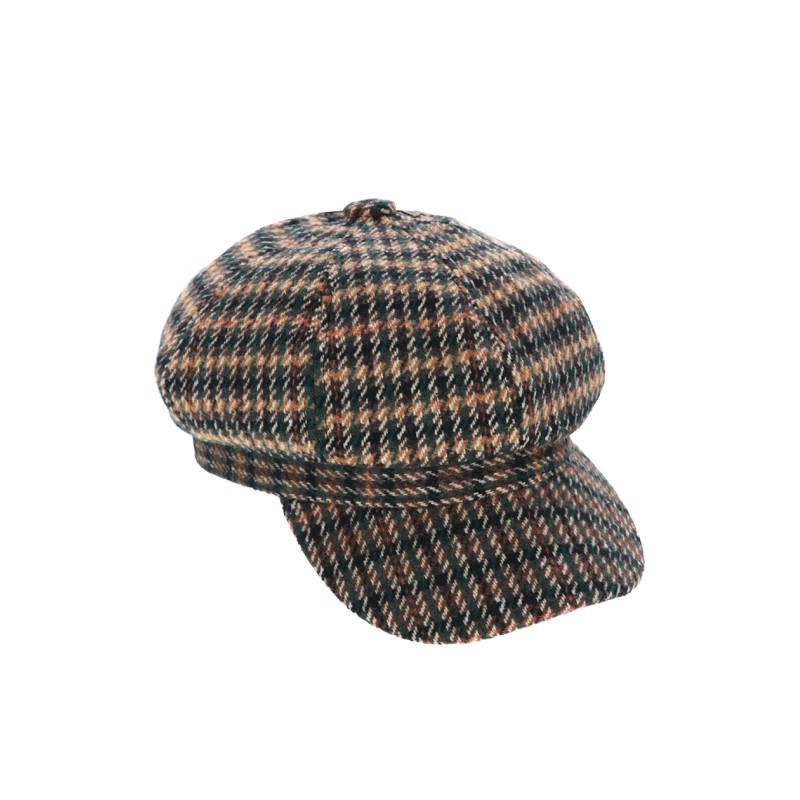 CASQUETTE EN DAIM DE COULEUR UNIE