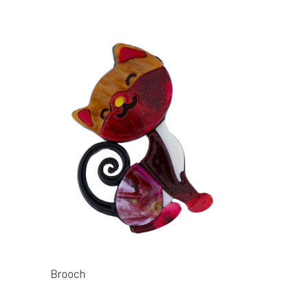 BROCHE AVEC CHAT