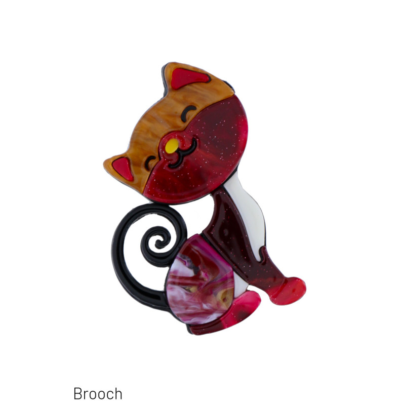 BROCHE AVEC CHAT