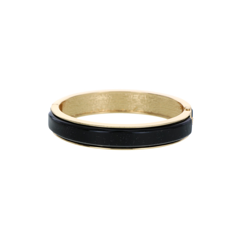 RIGID BRACELET WITH RESIN MARBLE EFFECT
