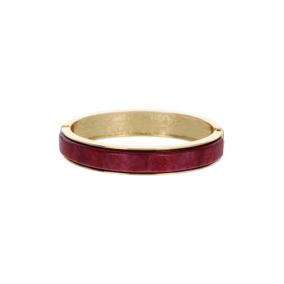 RIGID BRACELET WITH RESIN MARBLE EFFECT, GLITTER