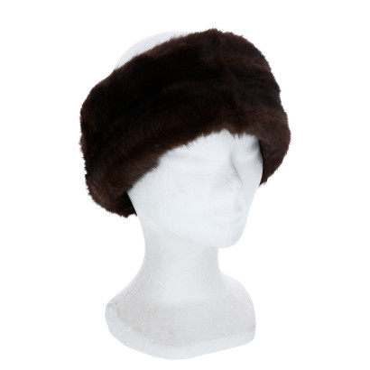 FUR IMITATION HEADBAND IN PLAIN COLOR