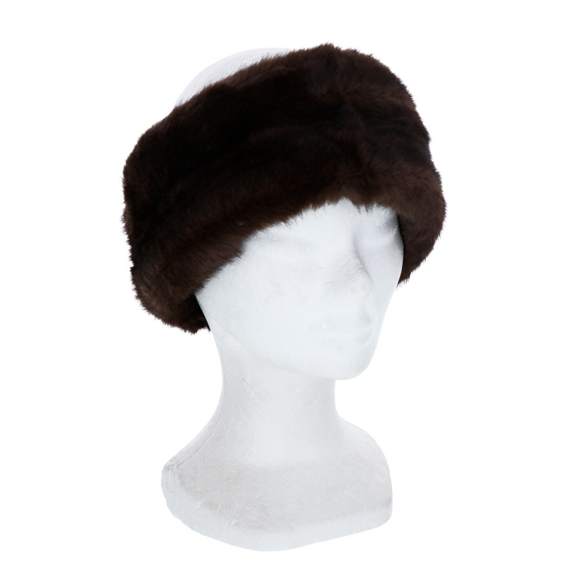 FUR IMITATION HEADBAND IN PLAIN COLOR