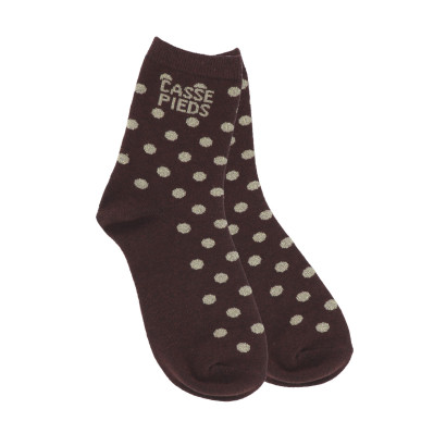 CHAUSSETTES À POIS AVEC LUREX: CASSE PIEDS