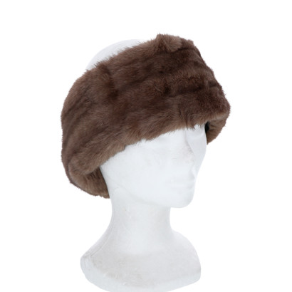 FUR IMITATION HEADBAND IN PLAIN COLOR