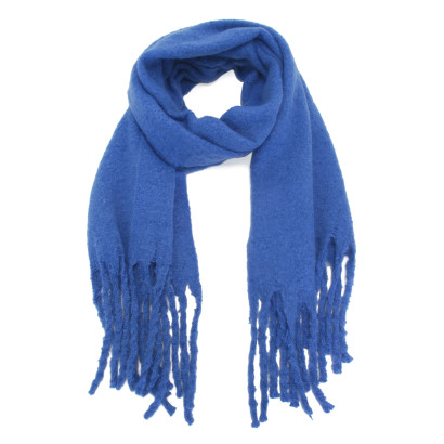 WINTER SCARF WITH FRINGES