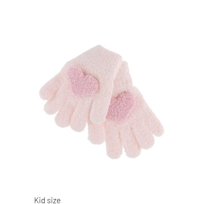 GUANTES DE PUNTO NIÑOS CON CORAZÛN