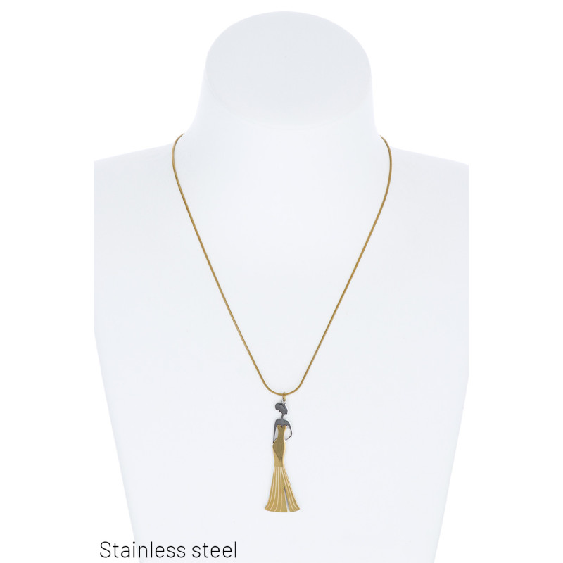PENDANT: WOMAN IN SKIRT
