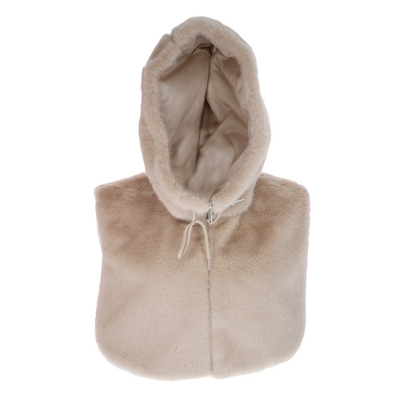 FAKE FUR BALACLAVA WITH ZIP