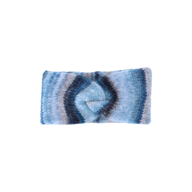 BANDEAU TRICOTE DE COULEUR DEGRADE ET LIGNÉS
