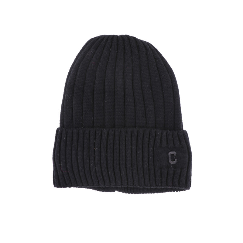GORRO DE PUNTO POR HOMBRE CON VUELTA Y RAYAS
