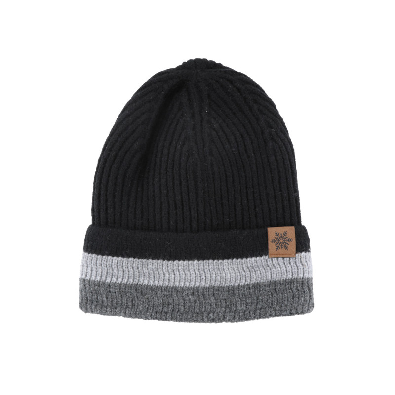 GORRO DE PUNTO POR HOMBRE, VUELTA, RAYAS, DEGRADAD
