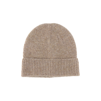 BONNET TRICOTE DE COULEUR UNI AVEC REVERS