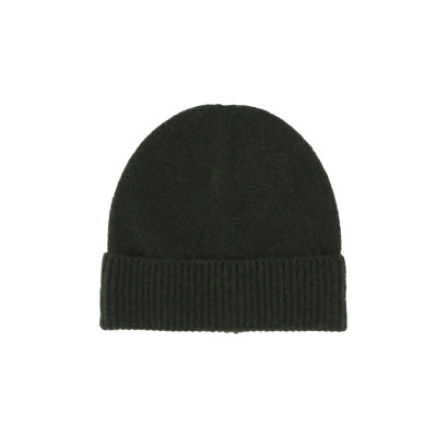BONNET TRICOTE DE COULEUR UNI AVEC REVERS