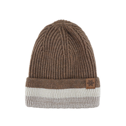 GORRO DE PUNTO POR HOMBRE, VUELTA, RAYAS, DEGRADAD