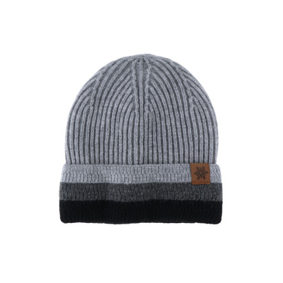 GORRO DE PUNTO POR HOMBRE, VUELTA, RAYAS, DEGRADAD