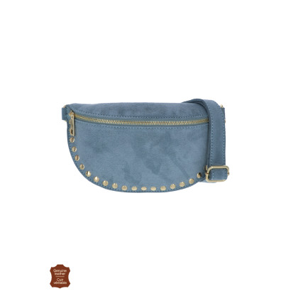 MATY, SAC BANANE DAIM AVEC CLOUS