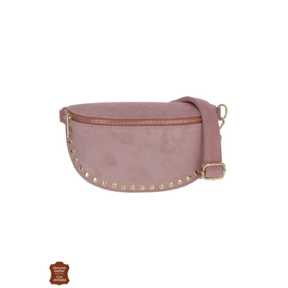 MATY, SAC BANANE DAIM AVEC CLOUS