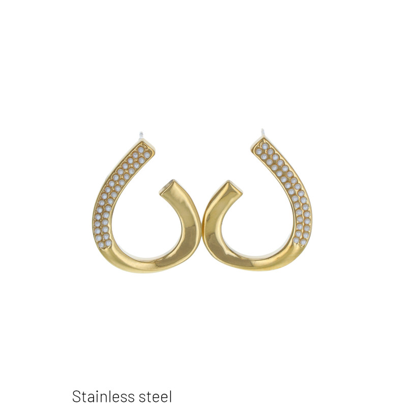 B.O ACIER FORME GOUTTE AVEC STRASS