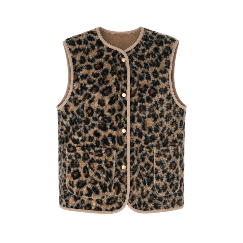 VESTE SANS MANCHE FAUSSE FOUR.