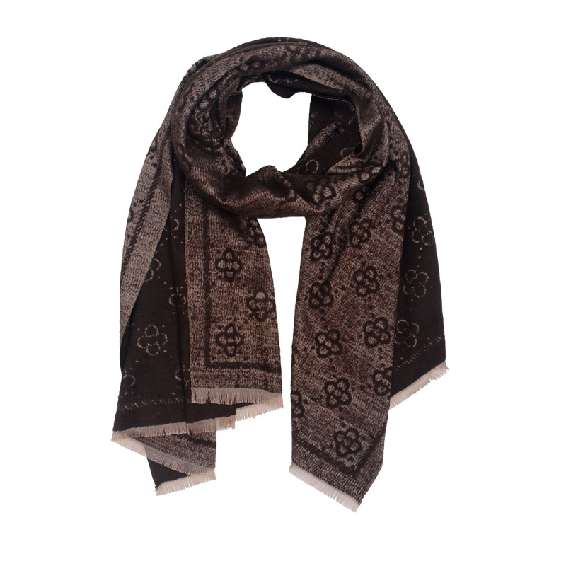 FOULARD TISSÉ, MOTIF GÉOMÉTRIQUE