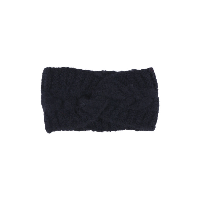 BANDEAU TRICOTE DE COULEUR UNI ET ENTORTILL