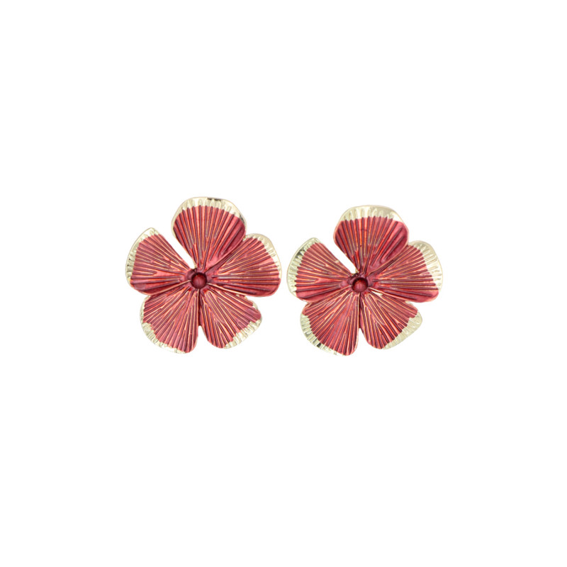 BOUCLES D'OREILLES, FORME DE FLEUR