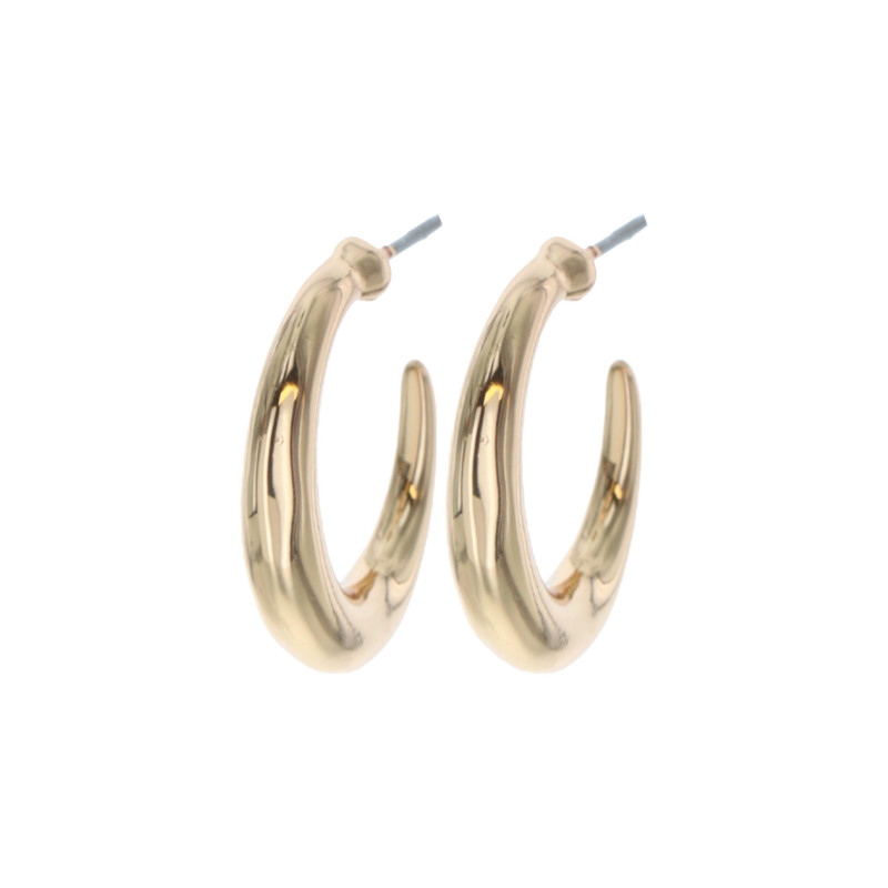 BOUCLES D'OREILLES CREOLE A FERMOIR PERCEUSE