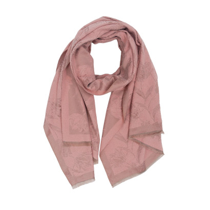 FOULARD TISSÉ AVEC FLEURS