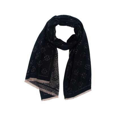 FOULARD TISSÉ, MOTIF GÉOMÉTRIQUE