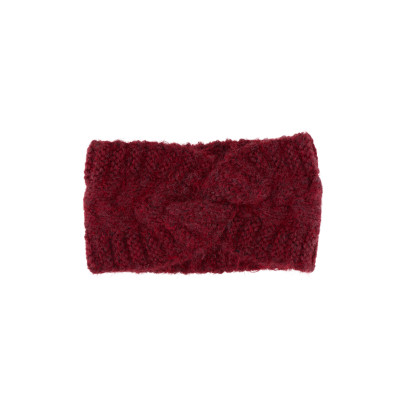 BANDEAU TRICOTE DE COULEUR UNI ET ENTORTILLÉ