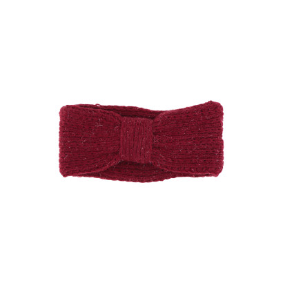 BANDEAU TRICOTE DE COULEUR UNI AVEC NOEUD