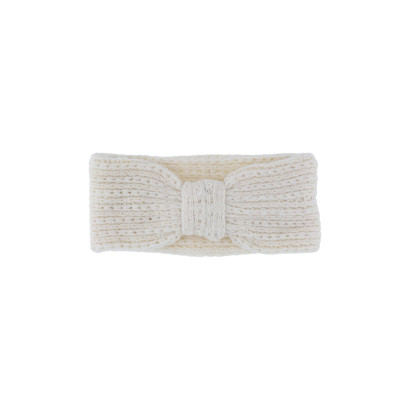 BANDEAU TRICOTE DE COULEUR UNI AVEC NOEUD