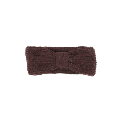 BANDEAU TRICOTE DE COULEUR UNI AVEC NOEUD