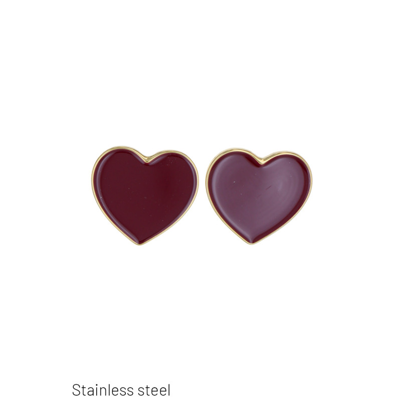 BOUCLES DÂOREILLES PUCES EN ACIER INOXYDABLE EN FO