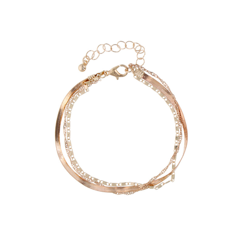 BRACELETS 3 RANGEES DE CHAINES