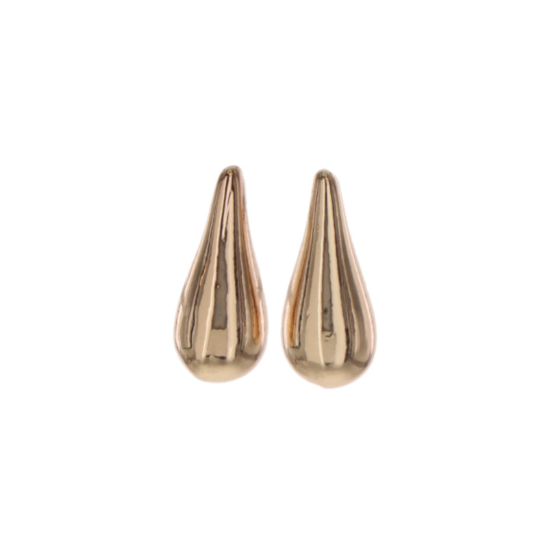BOUCLE D'OREILLE IMPOSANTE EN FORME GOUTTE