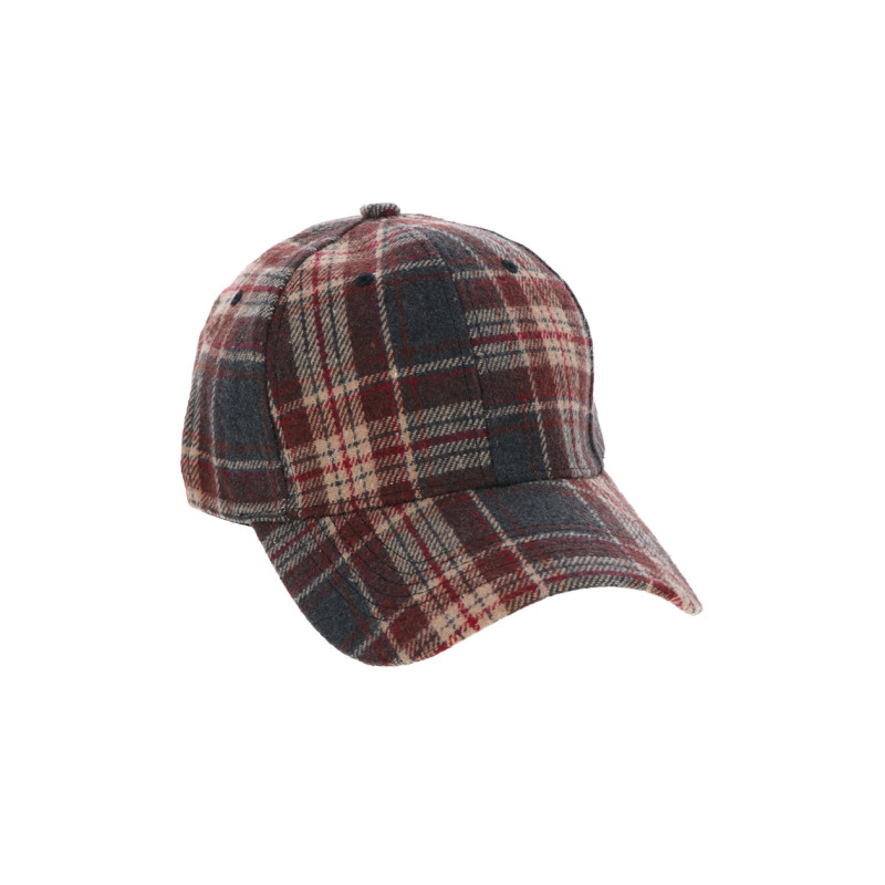 CASQUETTE À MOTIF À CARREAUX