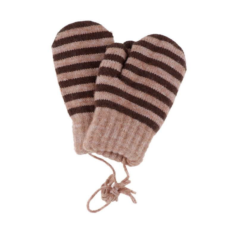 GANT TRICOTE AVEC RAYURES
