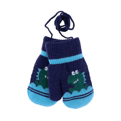 GANTS ENFANT TRICOTES AVEC DINOSAURE